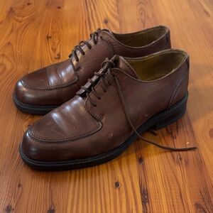 Kenneth Cole Dark Brown Leather Oxfords